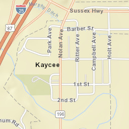 203-227 Old Highway 87, Kaycee, WY Street Map