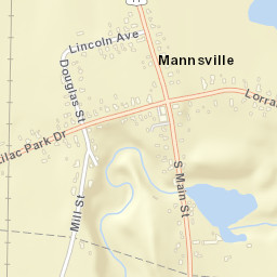 Mannsville New York Street Map