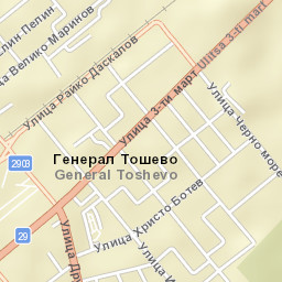 General Toshevo Street Map
