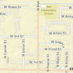 173 North Poplar Street Star ID 83669 Street Map