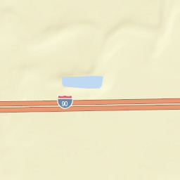 Interstate 90, Plankinton, SD 57368, USA Street Map