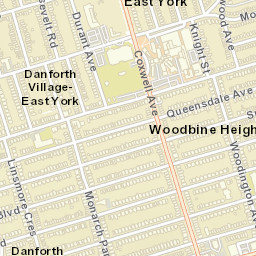 East York Street Map