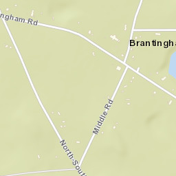 Brantingham New York Street Map