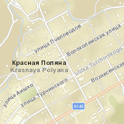 Krasnaya Polyana Street Map
