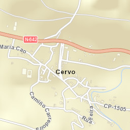Cervo Street Map