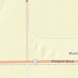 20501 Simplot Boulevard, Greenleaf, ID Street Map