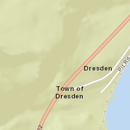 Dresden New York Street Map