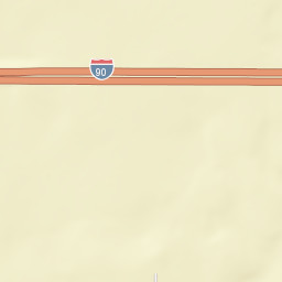 Interstate 90, Alexandria, SD 57311, America Street Map