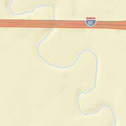 Interstate 90 Salem SD 57058 Street Map