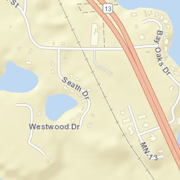 1701-1765 Bay Oaks Drive Albert Lea MN Street Map