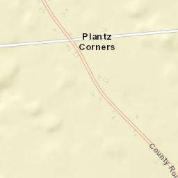 Plantz Corners New York Street Map