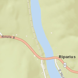 Riparius New York Street Map
