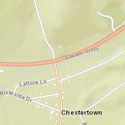 Chestertown New York Street Map