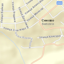 Senovo Street Map