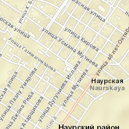 Naurskaya Street Map