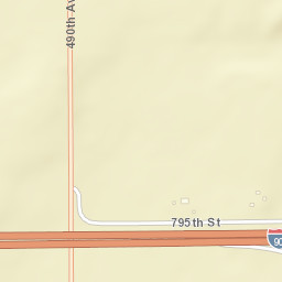 Interstate 90, Lakefield, MN 56150, America Street Map