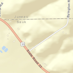 State Highway 33 Trunk, Wonewoc, WI  Street Map