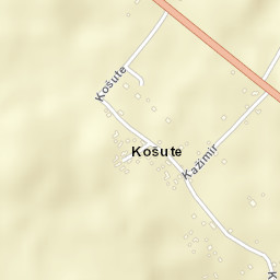 Košute Street Map