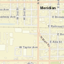 116 East Broadway Avenue, Meridian, ID  Street Map