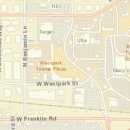 8284-8342 West Franklin Road, Boise, ID Street Map