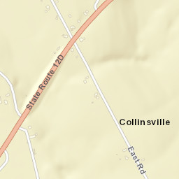 Collinsville New York Street Map