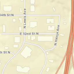 54th St N Sioux Falls South Dakota  Street Map