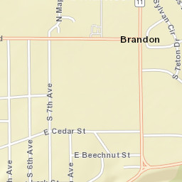 1412 Aspen Boulevard Brandon SD Street Map