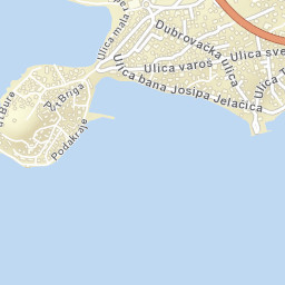 Primošten Street Map