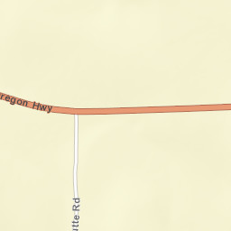 Central Oregon Highway, OR, USA Street Map