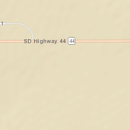Kadoka South DakotaSD-44 Street Map
