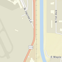 N 1st Ave Sioux Falls South Dakota Street Map