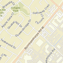 Mississauga Street Map