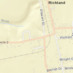 Richland New York Street Map