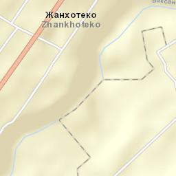 Zhankhoteko Street Map