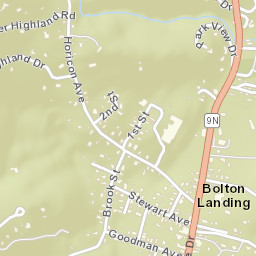 Bolton Landing New York Street Map