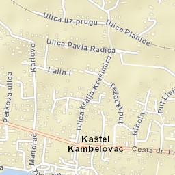 Kaštel Kambelovac Street Map