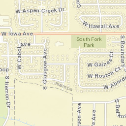 1605 South Boundary Street, Nampa, ID Street Map