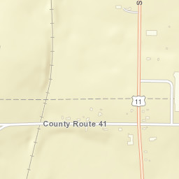 Farmers Corner New York Street Map