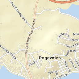 Rogoznica Općina Street Map