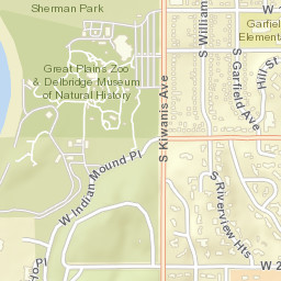 2601-2699 W 16th St Sioux Falls SD Street Map