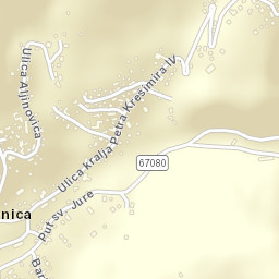 Žrnovnica Street Map