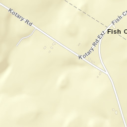 Fish Creek New York Street Map