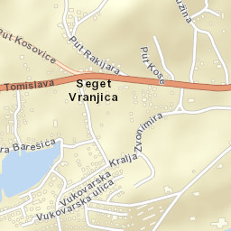 Seget Vranjica Street Map