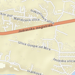 Stobreč Street Map