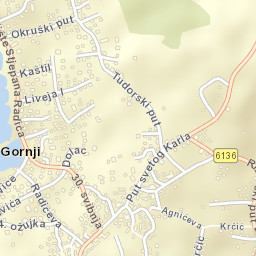 Okrug Gornji Street Map