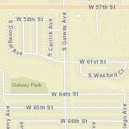 7213 West 65th Street Sioux Falls SD Street Map