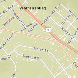 Warrensburg New York Street Map