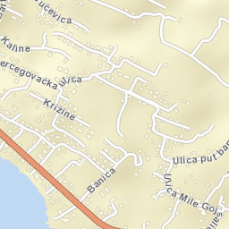 Podstrana Street Map