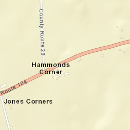 Hammonds Corner New York Street Map