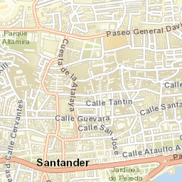 Santander Street Map